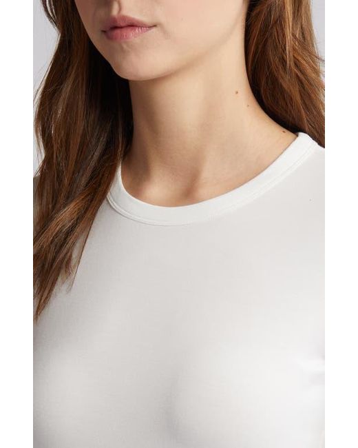 Rag & Bone Icons Luca Slim Fit Long Sleeve Top in Gray | Lyst
