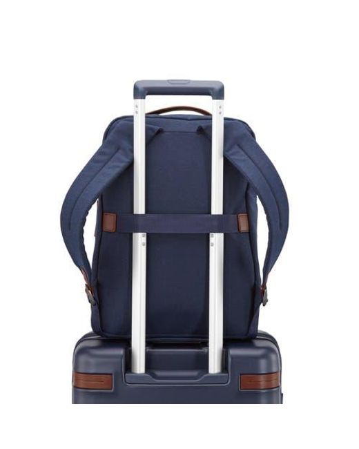 Samsonite Blue Virtuosa Carry-On Travel Backpack With Padded Laptop Sleeve