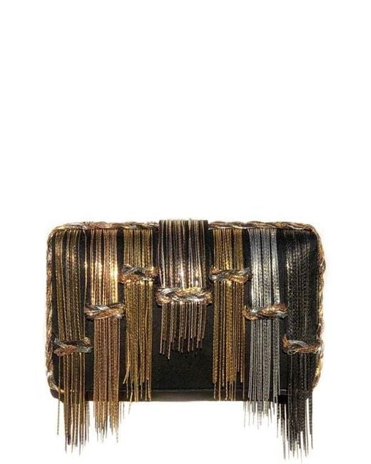 Simitri Brown Tassy Clutch