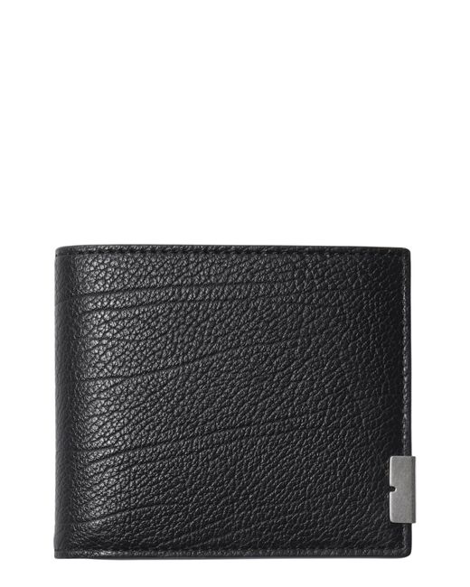 Burberry Black Leather Bifold Wallet for men