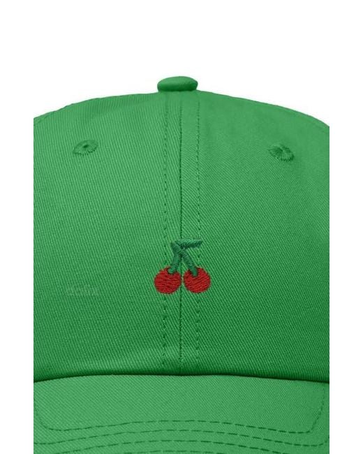 Alix Green Lil Cherry Dad Cap