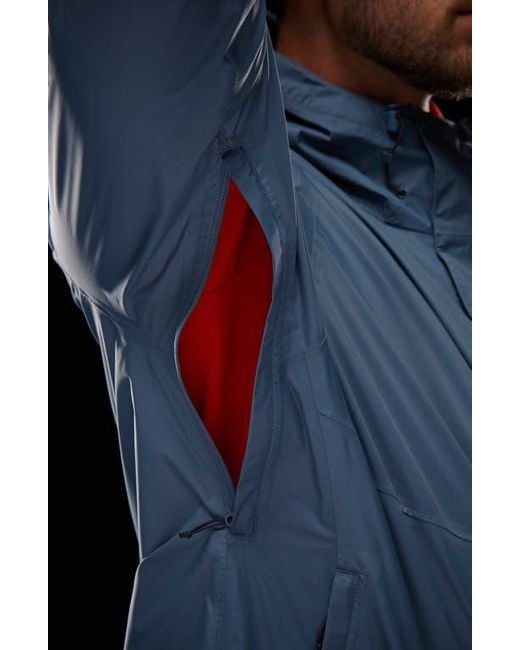 Helly Hansen Blue Loke 2.0 Waterproof Packable Jacket for men