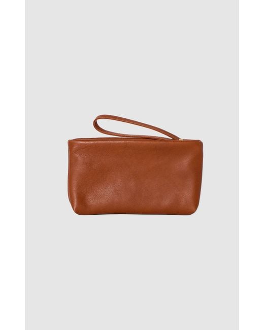 TAH Brown Bella Wristlet