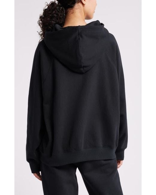 BP. Black Fleece Detail Oversize Raglan Hoodie