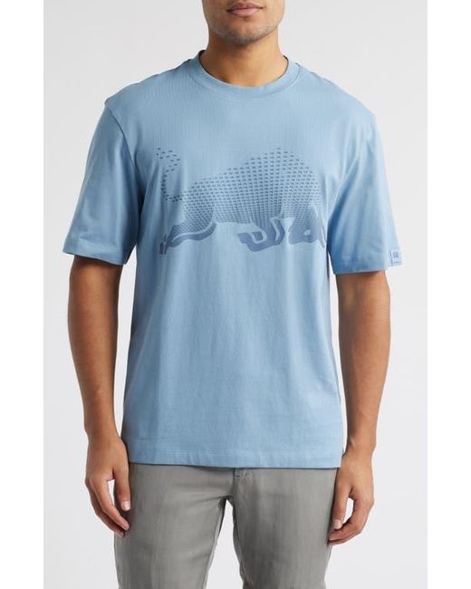 HUGO Blue X Rb Formula One Team Relaxed Fit Graphic T-Shirt for men