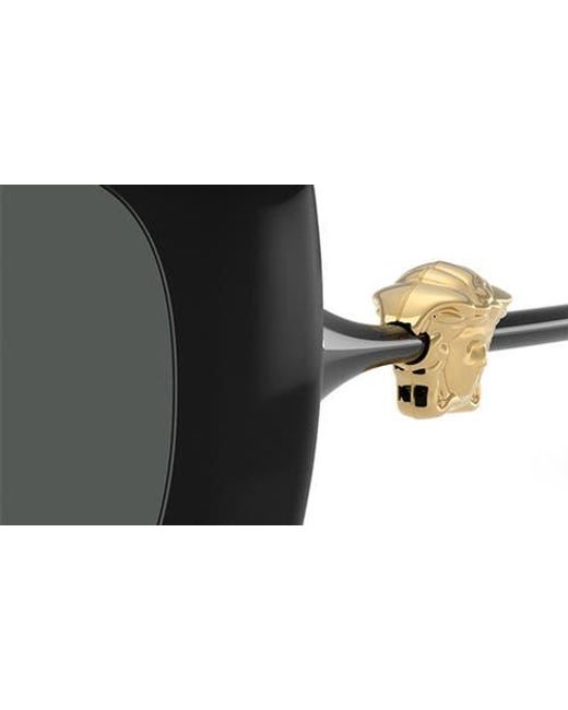 Versace Black 57Mm Square Sunglasses