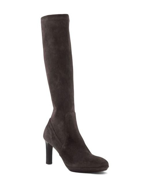 Aquatalia Black Rhumba Knee High Boot