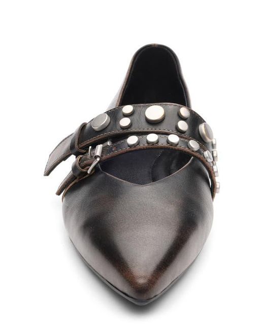Ash Black Britnie Pointed Toe Flat