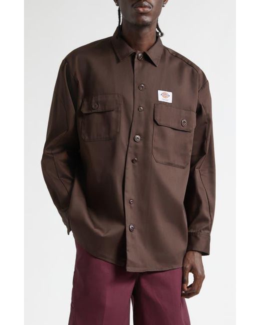 Undercover X Dickies Button-Up Work Shirt in Brown for Men | Lyst