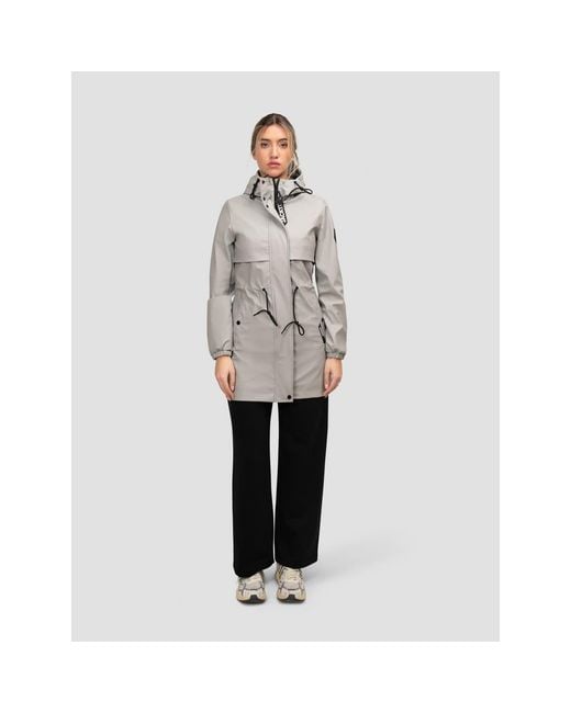 Jacket White Aurora Cape Raincoat