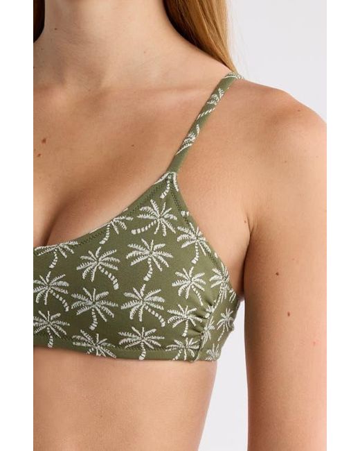 Lemlem Green Asha Bikini Top