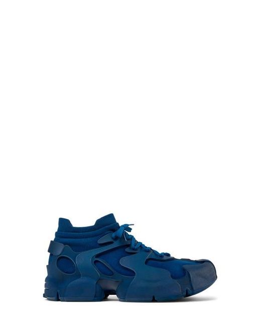 CAMPERLAB Blue Tossu Mixed Media Sneaker