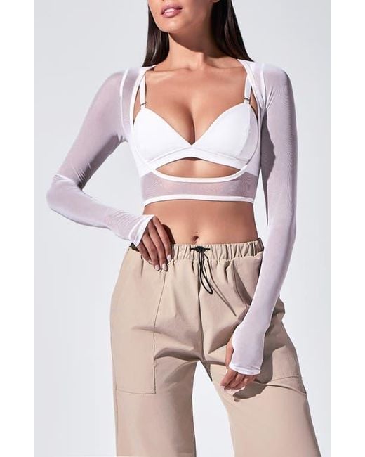 Heroine Sport White Clear Bolero