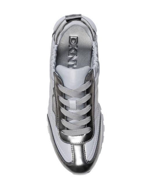 DKNY White Fahn Sneaker