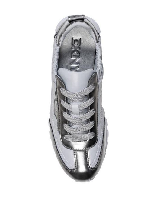 DKNY White Fahn Sneaker