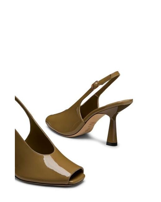 Stuart Weitzman Brown Val Slingback 85 Sandal