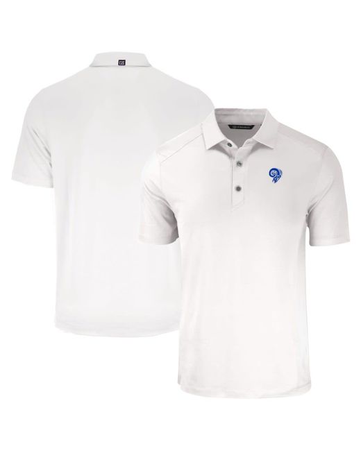 Cutter & Buck White Los Angeles Rams Throwback Big & Tall Forge Eco Stretch Recycled Polo At Nordstrom for men