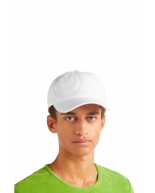 Vilebrequin White Solid Terry Cap for men