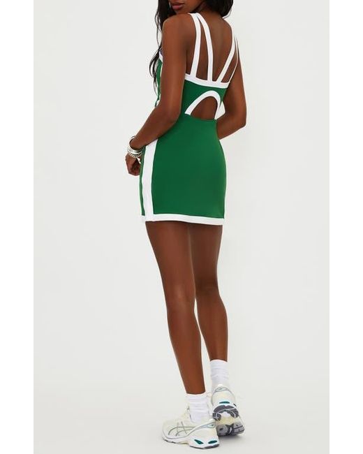 Beach Riot Green Zephyra Skirted Romper
