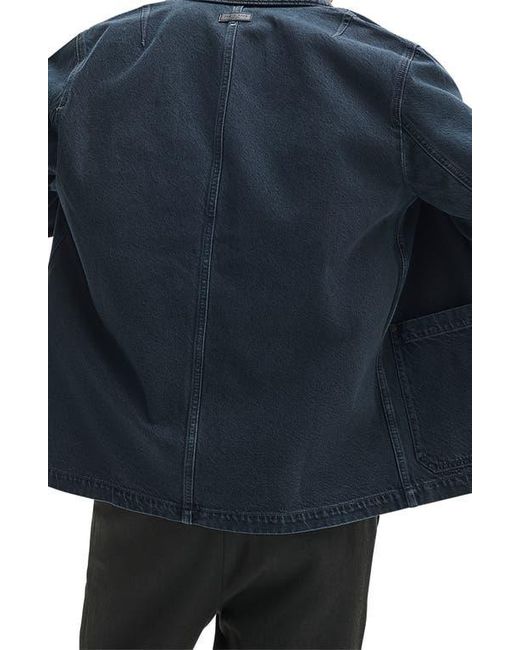 Rag & Bone Blue Evan Denim Chore Jacket for men