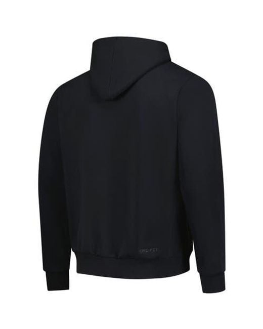 Nike Black Golden State Warriors Authentic Travel Standard Issue Dri-Fit Hoodie for men