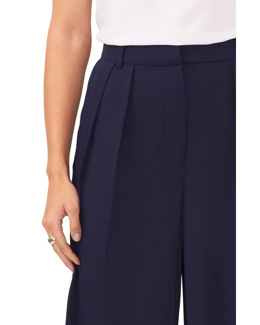 Halogen® Blue Halogen(r) Pleated Boyfriend Pants