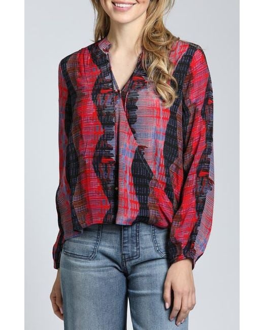 Apny Blue Printed Top