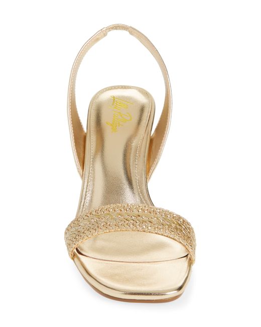 Lilly Pulitzer Natural Lilly Pulitzer Carla Slingback Wedge Sandal