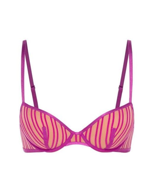 Savage x Fenty Black Strappy Hour Lightly Lined Semi-Demi Bra
