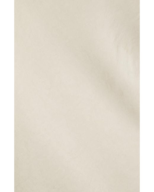 Open Edit Natural Satin Midi Skirt