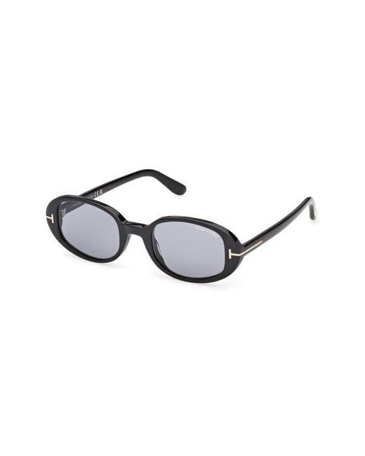 Tom Ford Multicolor 49Mm Small Iggy Oval Sunglasses