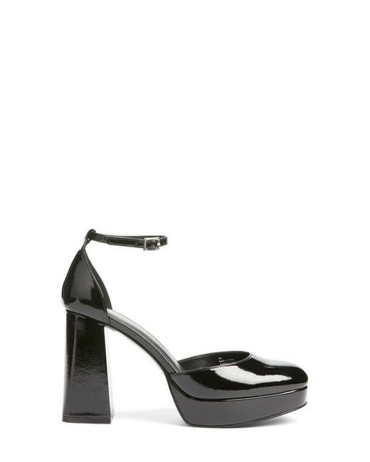 BP. Black Journee Ankle Strap Platform Pump