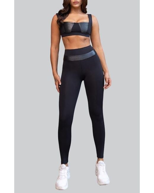 Heroine Sport Blue Nova High Waist Leggings