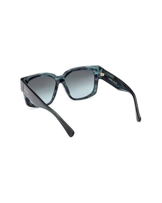 Max Mara Multicolor Glimpse 54Mm Round Sunglasses