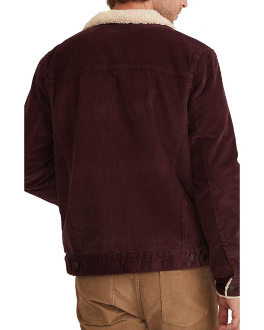 Marine Layer Boise Corduroy & Faux Shearling Trucker Jacket for Men Lyst