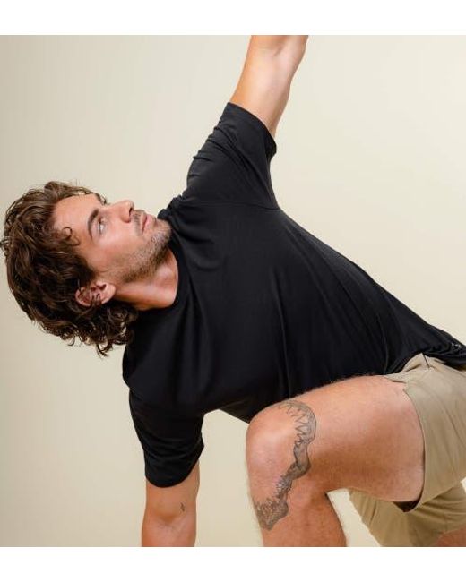 while on earth™ Black Range Tee for men