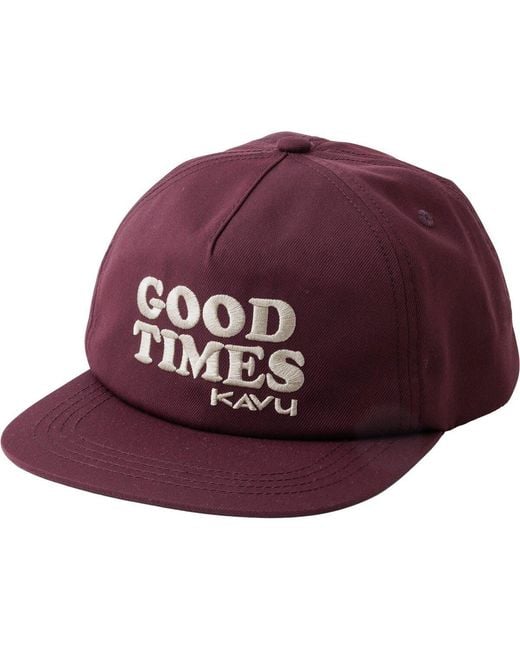 Kavu Purple Ridgemont Hat