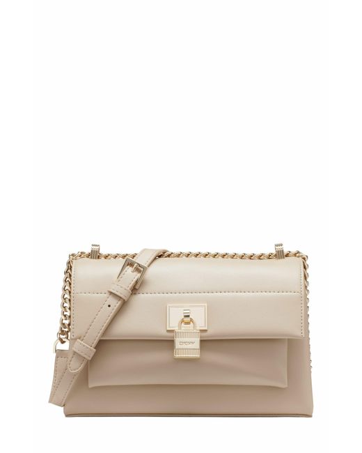 DKNY Natural Evie Flap Shoulder Bag