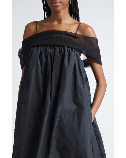 Renaissance Renaissance Black Ada Trapeze Dress