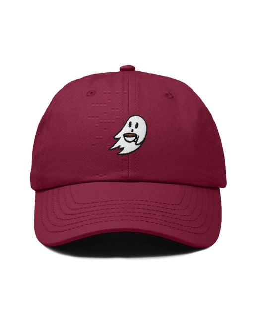 Alix Coffee Ghost Embroidered Hat