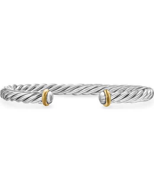 David Yurman Metallic Cable Cuff Bracelet for men