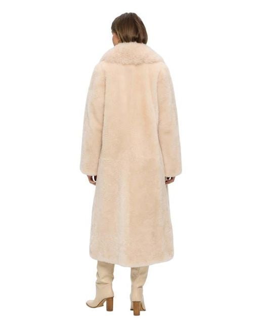 Gorski Natural Sheared Cashmere Goat Coat