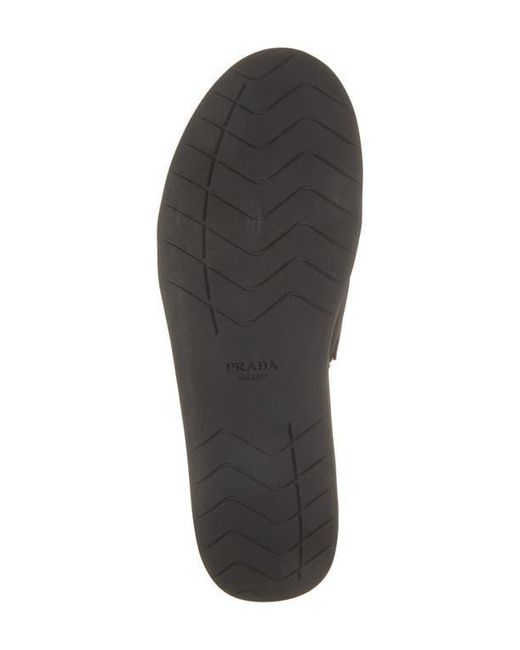 Prada Gray Speedrock Loafer for men