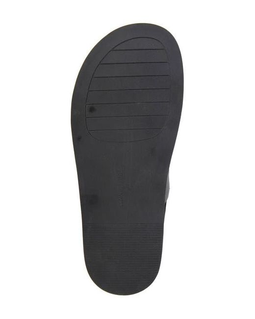 Kenneth Cole Black Drinity Flat Slingback Sandal