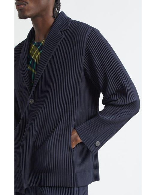 Homme Plissé Issey Miyake Men's Blue Basics Pleated Single