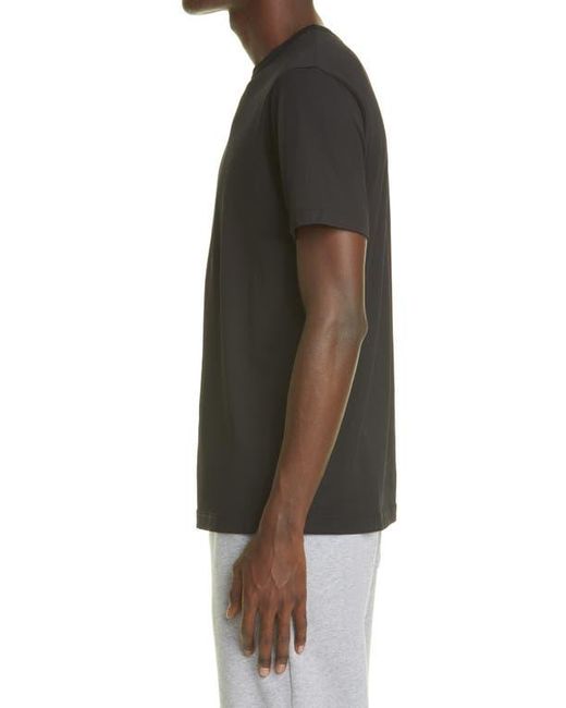 Sunspel Black Crewneck T-Shirt for men