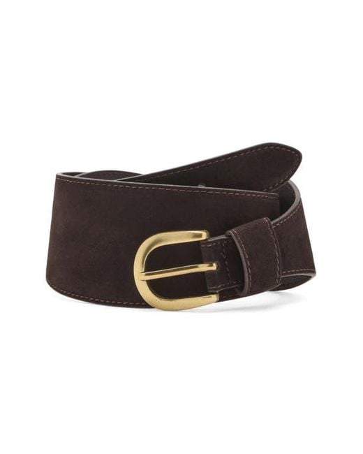 Mango Black Obi Suede Belt