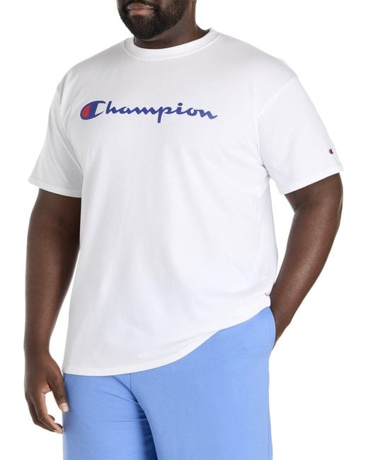 Champion White Script T-Shirt for men