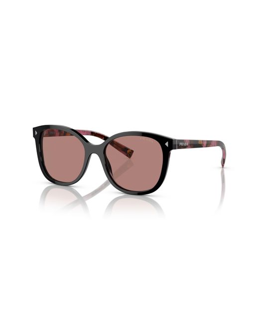 Prada 53mm Square Sunglasses in Brown for Men | Lyst