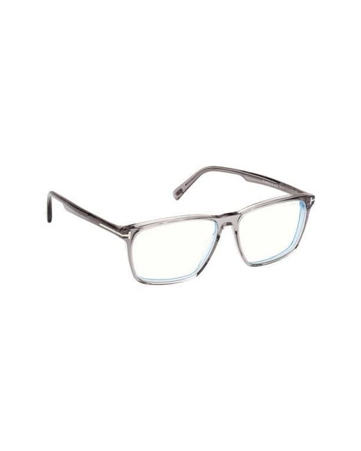 Tom Ford Multicolor 56Mm Square Light Blocking Glasses for men